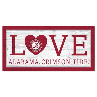 Alabama Crimson Tide 6 x 12 Team Love Sign