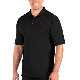 Alabama Crimson Tide Antigua Big & Tall Tribute Polo Black