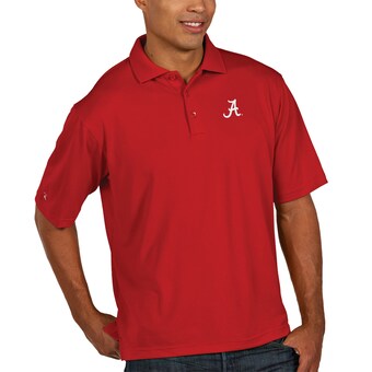 Alabama Crimson Tide Antigua Xtra Lite Big & Tall Polo Crimson