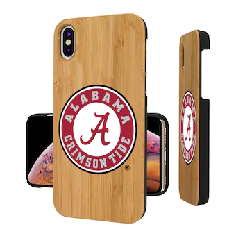 Alabama Crimson Tide Bamboo iPhone Case