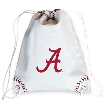 Alabama Crimson Tide Baseball Leather Drawstring Backpack