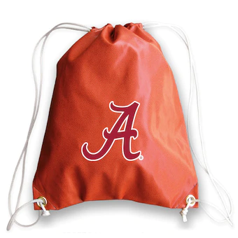 Alabama Crimson Tide Basketball Leather Drawstring Backpack