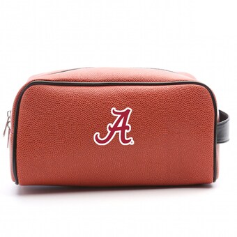 Alabama Crimson Tide Basketball Leather Travel Toiletry Bag