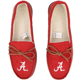 Alabama Crimson Tide Big Logo Moccasin Slippers