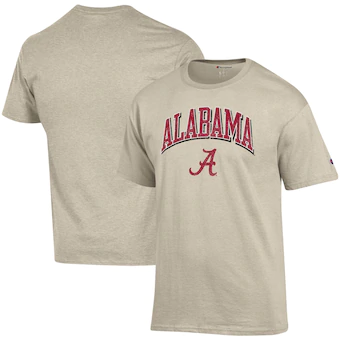 Alabama Crimson Tide T-Shirt - Champion - Tan/Cream
