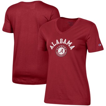 Alabama Crimson Tide T-Shirt - Champion - Ladies - V-Neck - Crimson