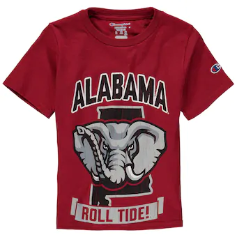 Alabama Crimson Tide T-Shirt - Champion - Youth/Kids -  Roll Tide - State - Crimson