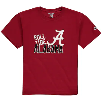 Alabama Crimson Tide Champion Youth Team Chant T-Shirt Crimson