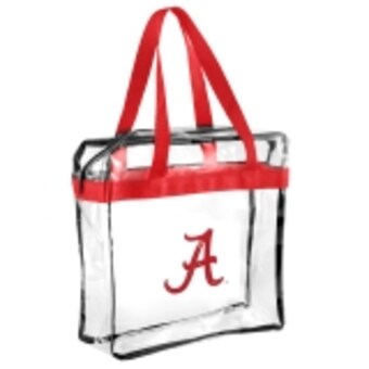 Alabama Crimson Tide Clear Basic Messenger Tote Bag