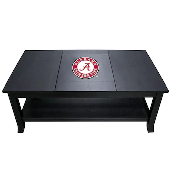 Alabama Crimson Tide Coffee Table Black