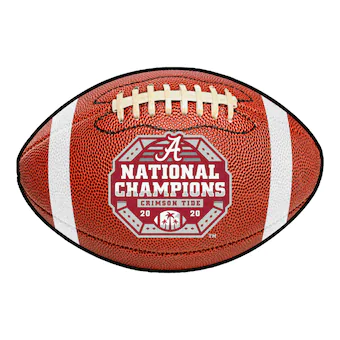 Alabama Crimson Tide College Football Playoff 2020 National Champions 205 x 325 Football Rug