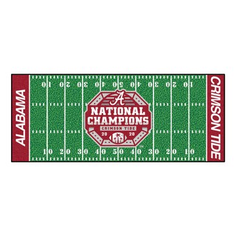Alabama Crimson Tide College Football Playoff 2020 National Champions 30 x 72 Field Runner Mat