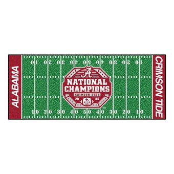 Alabama Crimson Tide College Football Playoff 2020 National Champions 30 x 72 Field Runner Mat