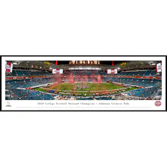 Alabama Crimson Tide College Football Playoff 2020 National Champions 4025 x 1375 Standard Panorama
