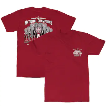 Alabama Crimson Tide T-Shirt - Weezabi - 2020 Football National Champions Dynasty Build By Bama Six National Championships In 12 Seasons - Football - Crimson