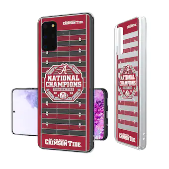 Alabama Crimson Tide College Football Playoff 2020 National Champions Field Design Galaxy Clear Case