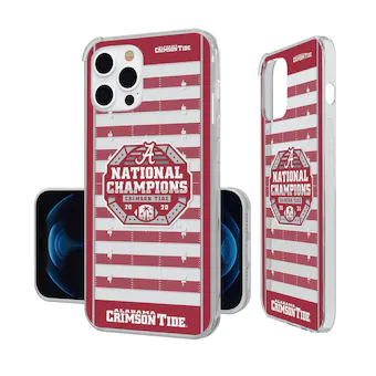 Alabama Crimson Tide College Football Playoff 2020 National Champions Field Design iPhone Clear Case