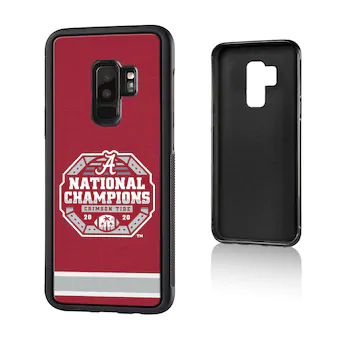 Alabama Crimson Tide College Football Playoff 2020 National Champions Stripe Design Galaxy Bump Case