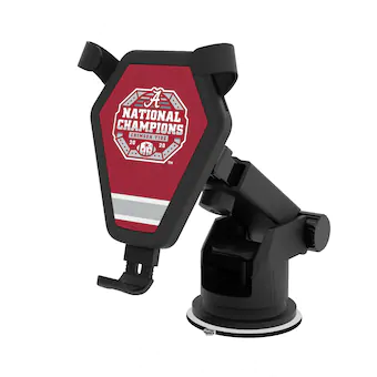 Alabama Crimson Tide College Football Playoff 2020 National Champions Stripe Wireless Car Charger