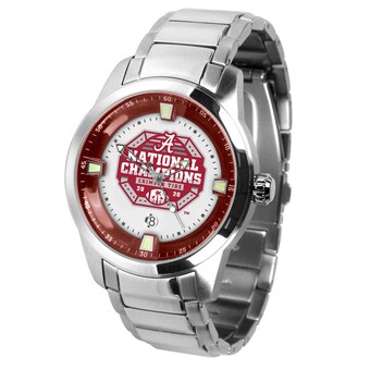 Alabama Crimson Tide College Football Playoff 2020 National Champions Titan Steel Watch