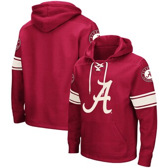 Alabama Crimson Tide Colosseum 20 Lace Up Hoodie Crimson