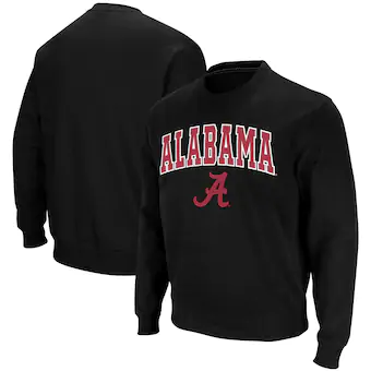 Alabama Crimson Tide Colosseum Arch & Logo Crew Neck Sweatshirt Black