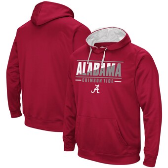 Alabama Crimson Tide Colosseum Big & Tall Dean Pullover Hoodie Crimson