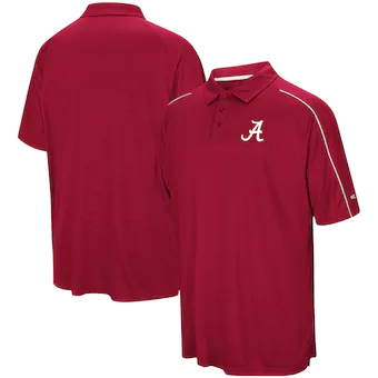 Alabama Crimson Tide Colosseum Big & Tall Setter Polo Crimson