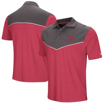 Alabama Crimson Tide Colosseum Big & Tall Walter Polo Crimson