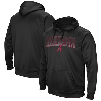 Alabama Crimson Tide Colosseum Blackout 20 Performance Pullover Hoodie Black