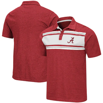 Alabama Crimson Tide Colosseum Doppelganger Polo Crimson