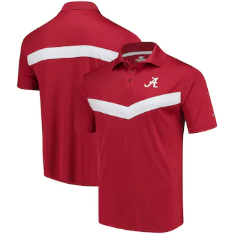 Alabama Crimson Tide Colosseum Fastball Polo Crimson