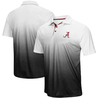 Alabama Crimson Tide Colosseum Magic Team Logo Polo Heathered Gray