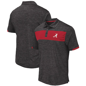 Alabama Crimson Tide Colosseum Nelson Polo Black