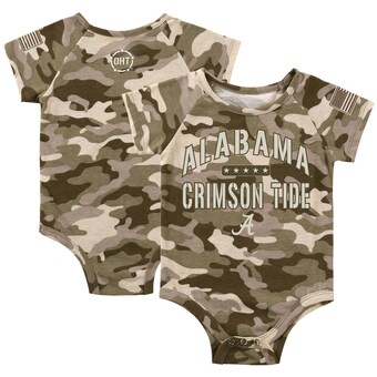 Alabama Crimson Tide Colosseum Newborn & Infant OHT Military Appreciation Desert Camo Raglan Bodysuit Camo
