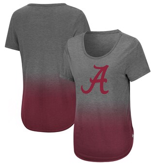 Alabama Crimson Tide T-Shirt - Colosseum - Ladies - Scoop - Tie-Dye - Grey