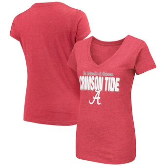 Alabama Crimson Tide T-Shirt - Colosseum - Ladies - The University of Alabama - V-Neck - Crimson