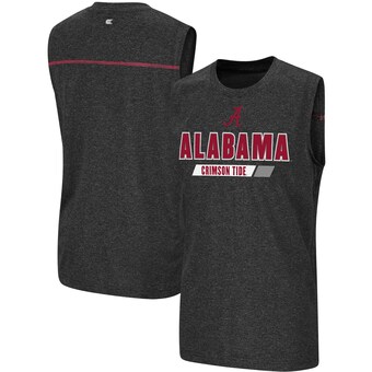 Alabama Crimson Tide Colosseum Youth Cave Scouts Sleeveless T-Shirt Charcoal