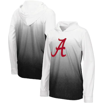 Alabama Crimson Tide T-Shirt - Colosseum - Ladies - Hoodie - Long Sleeve - Grey