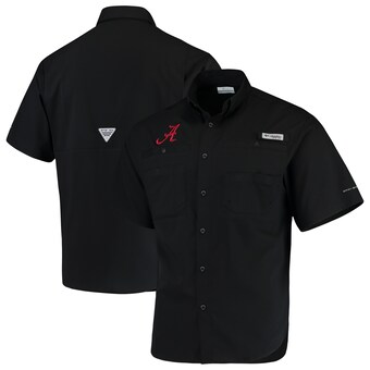 Alabama Crimson Tide Columbia PFG Tamiami Shirt Black
