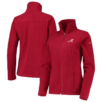 Alabama Crimson Tide Columbia Womens Give & Go II Fleece Full Zip Jacket Crimson