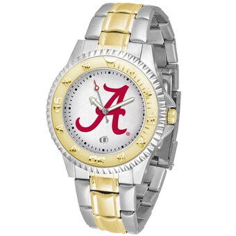 Alabama Crimson Tide Competitor Two Tone Watch White