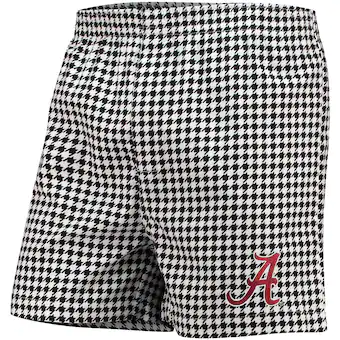 Alabama Crimson Tide Concepts Sport Boxer Shorts Houndstooth