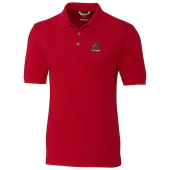 Alabama Crimson Tide Cutter & Buck Big & Tall College Vault Advantage DryTec Tri Blend Polo Crimson