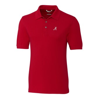 Alabama Crimson Tide Cutter & Buck Collegiate Big & Tall Advantage DryTec Polo Crimson