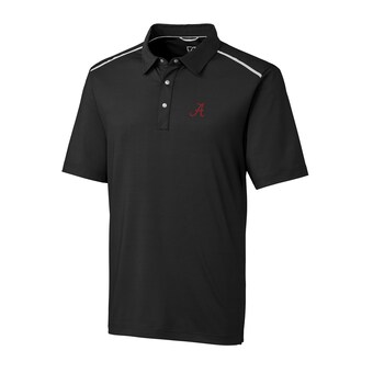 Alabama Crimson Tide Cutter & Buck DryTec Fusion Polo Black