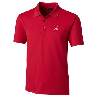 Alabama Crimson Tide Cutter & Buck Forge Tailored Fit Polo Crimson