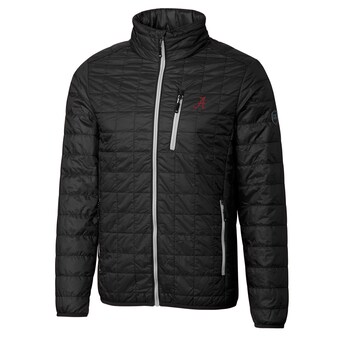 Alabama Crimson Tide Cutter & Buck Rainier Full Zip Jacket Black