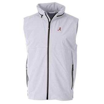 Alabama Crimson Tide Cutter & Buck Vapor Full Zip Vest White