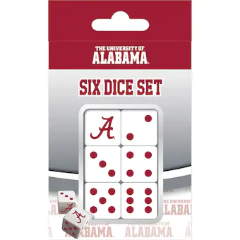 Alabama Crimson Tide Dice Set